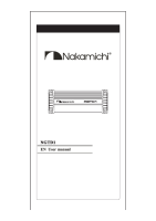 Nakamichi NGTD1-Owners-Manual